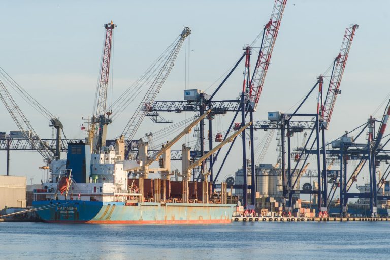 Dockworkers At More Than 100 Ports Worldwide Strike Against Arms Shipments A cargo ship is docked in Ravenna, Italy, September 19, 2025. REUTERS/Michele Lapini